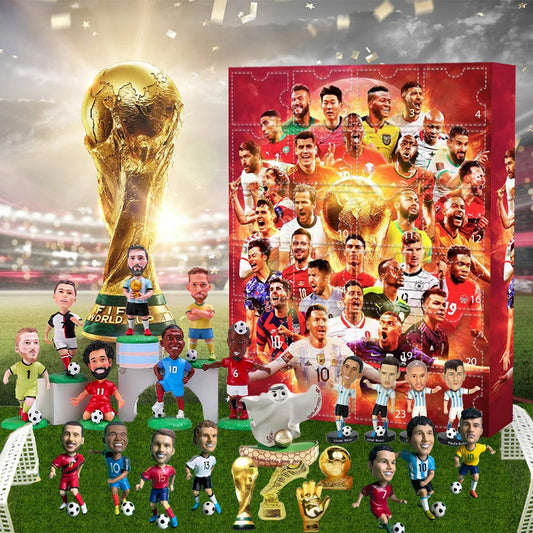 Football Advent Calendar 2025 with 24 Mini Figures