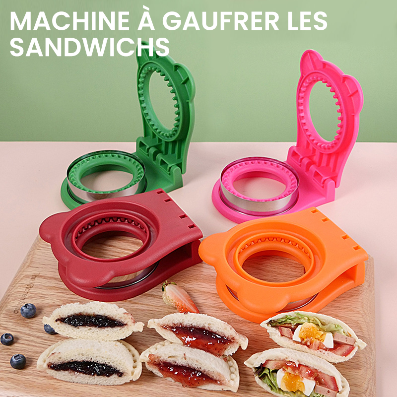 Stainless Steel Sandwich Cutter and Sealer for Kids