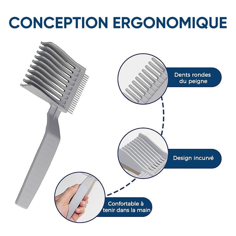 Ergonomic Antistatic Hair Cutting Comb