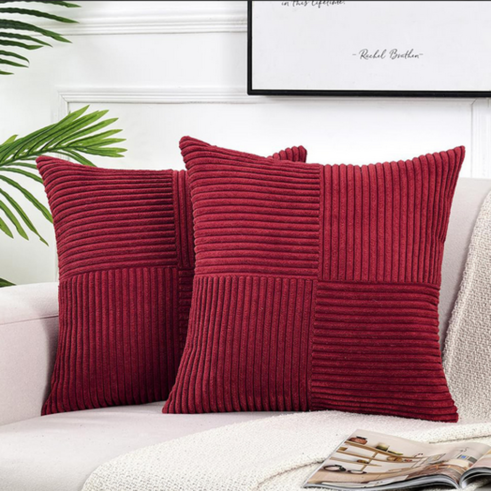 Rustic Soft Corduroy Cushion Cover