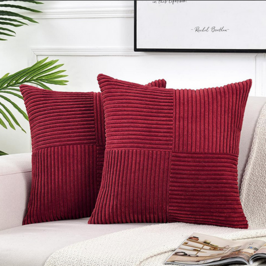 Rustic Soft Corduroy Cushion Cover