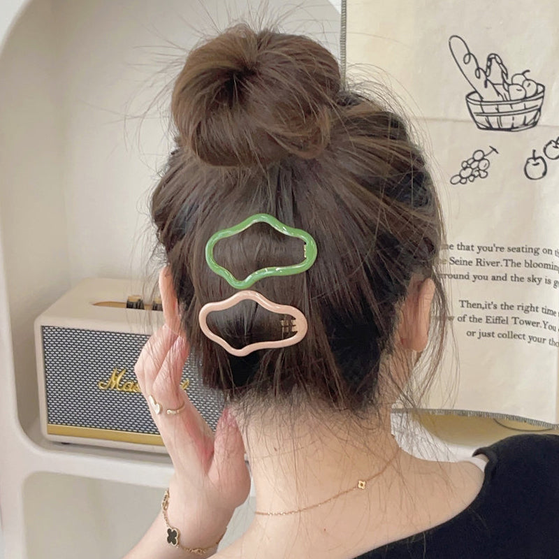 Cloud-Shaped Non-Slip Hair Clip in Assorted Colors