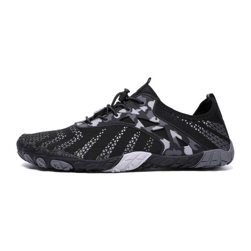 Zero-Drop Trail Running Shoes with Flexible Sole