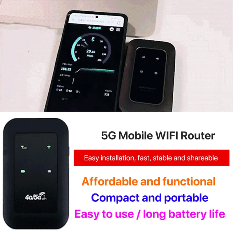 Wireless Portable WiFi Hotspot with 4G Connectivity