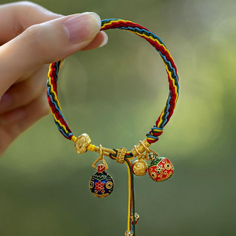 Adjustable Colorful Braided Mythology Bracelet