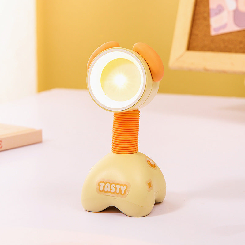 Adorable LED Desk Lamp with Adjustable Angle - Dog or Deer Design