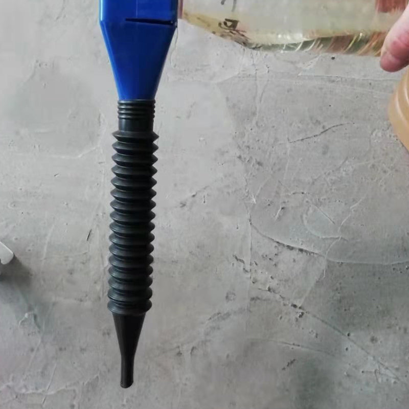 Flexible Moldable Oil Drain Funnel Tool
