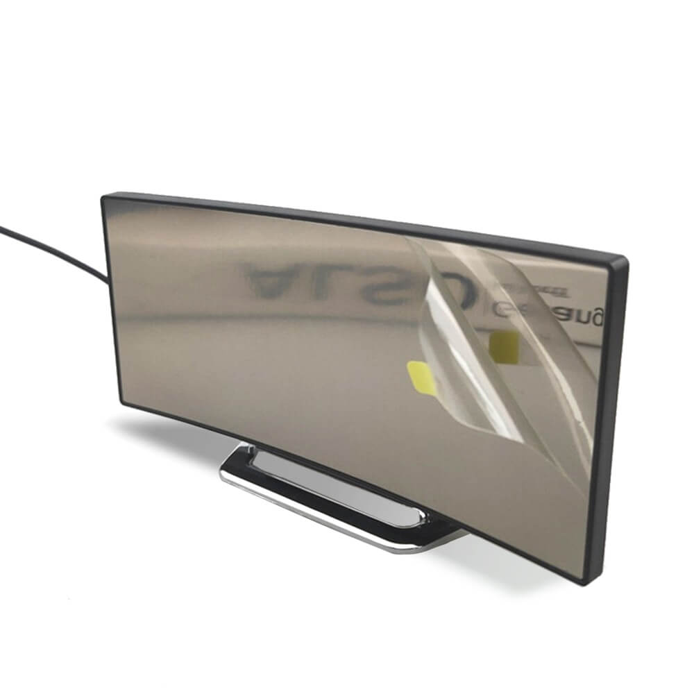 Curved LED Digital Alarm Clock with Dimming and Snooze Function