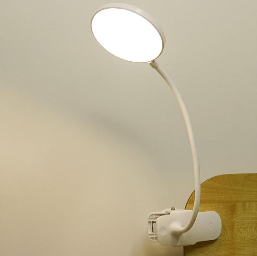 Rechargeable LED Clip Desk Lamp with Eye Protection