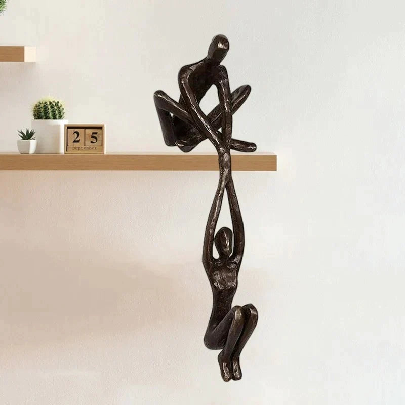 Love and Balance Decorative Sculpture in Resin