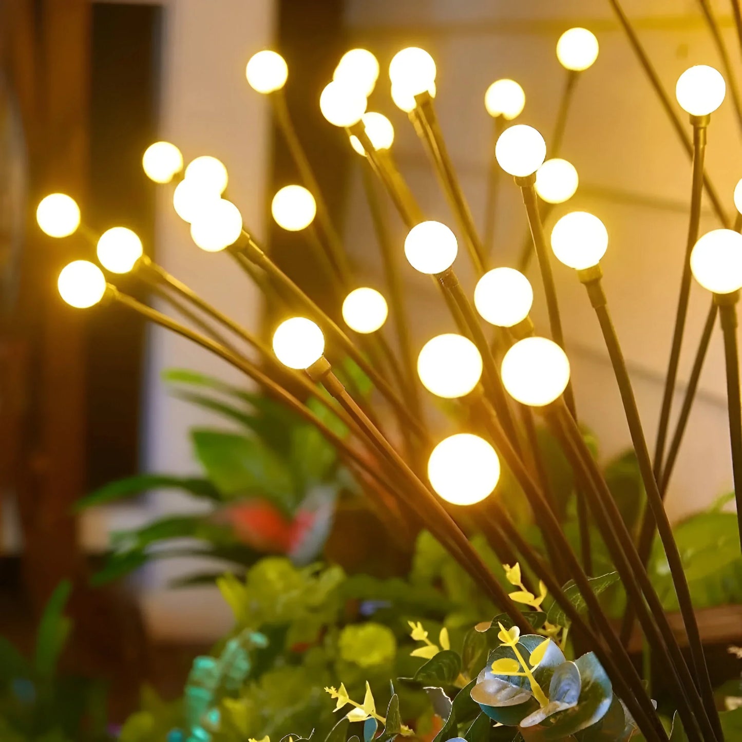 Solar-Powered Swaying Garden Lights