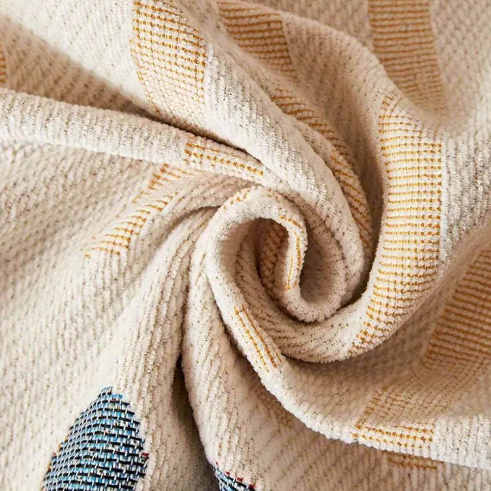 Chenille Bohemian Sofa Cover for Stylish Protection