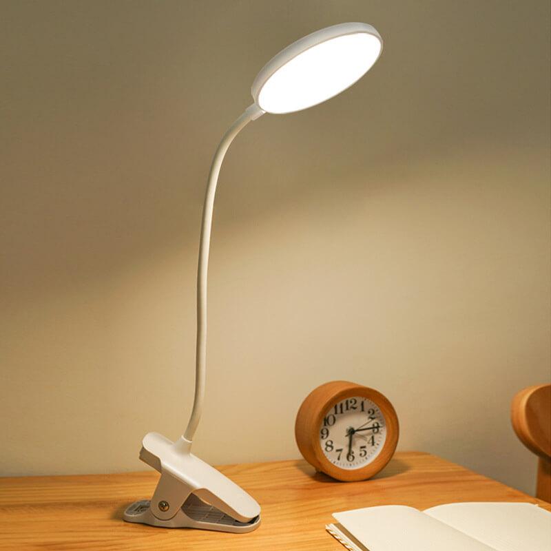 Rechargeable LED Clip Desk Lamp with Eye Protection