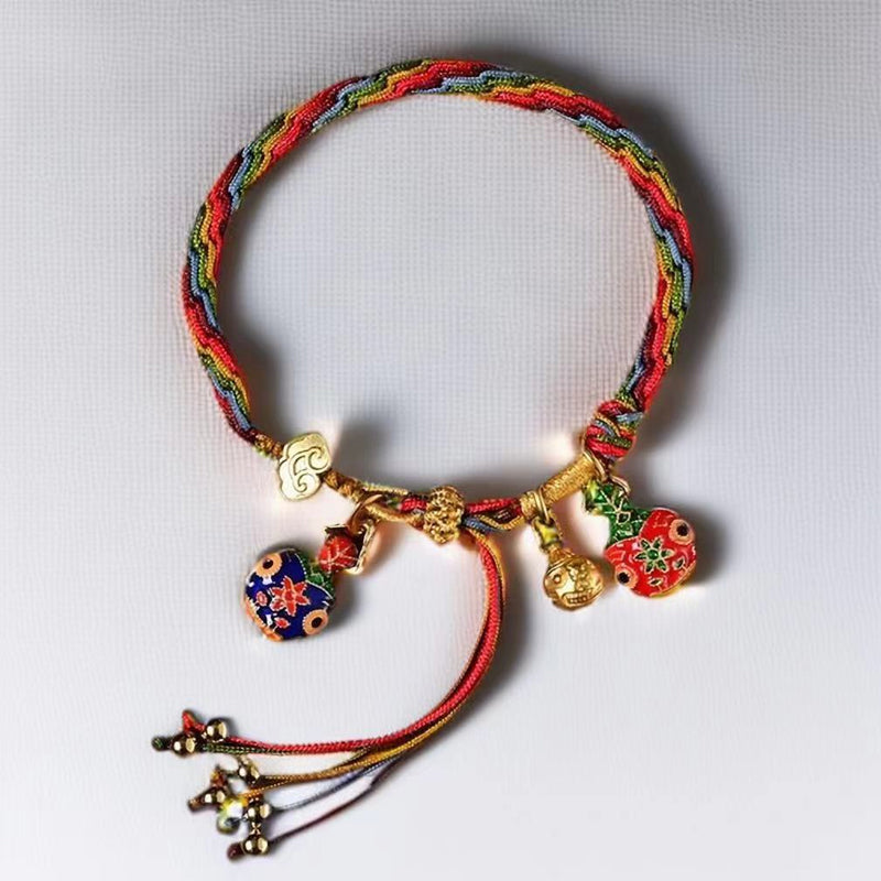 Adjustable Colorful Braided Mythology Bracelet
