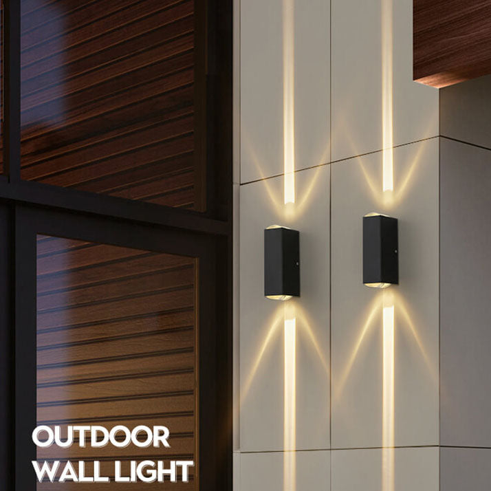 Modern Waterproof LED Outdoor Wall Sconce with Adjustable Base