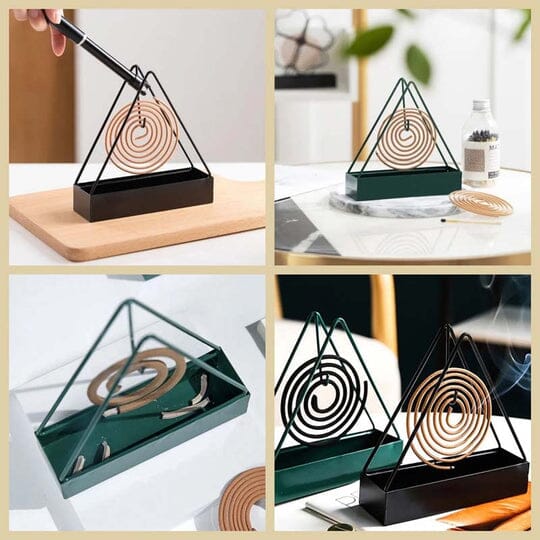 Iron Mosquito Coil Holder for Indoor and Outdoor Use