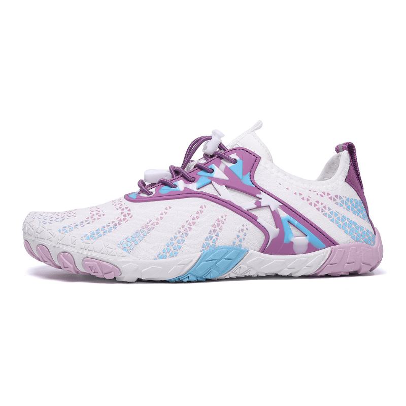 Zero-Drop Trail Running Shoes with Flexible Sole