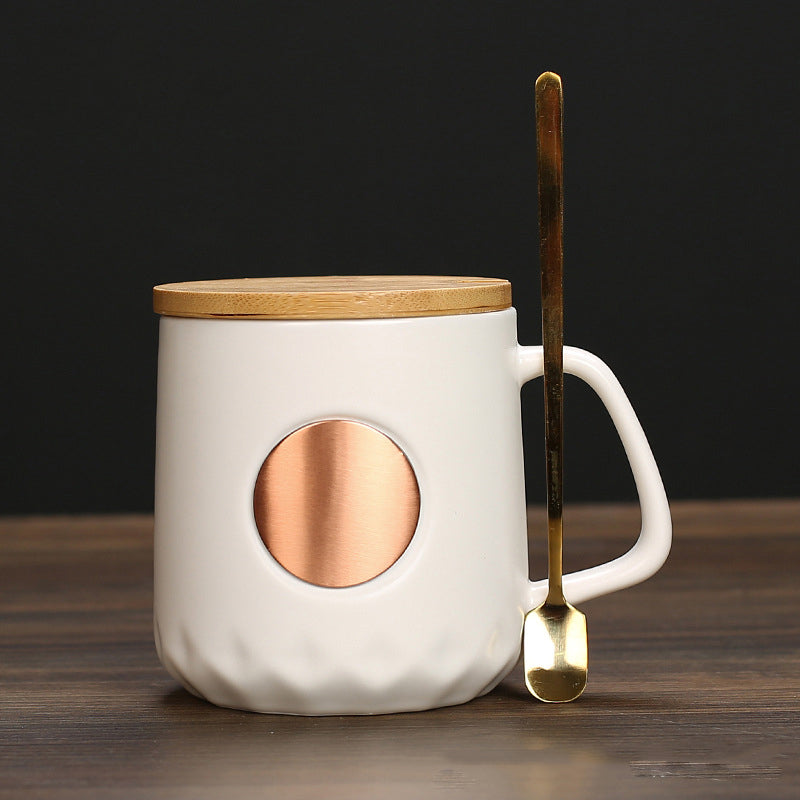 Ceramic Bronze Coffee Mug - Versatile Hot Beverage Cup