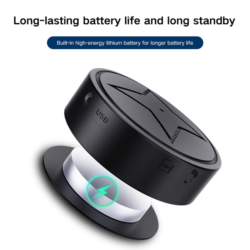 Strong Magnetic GPS Tracker with Real-Time Location and Audio Recording