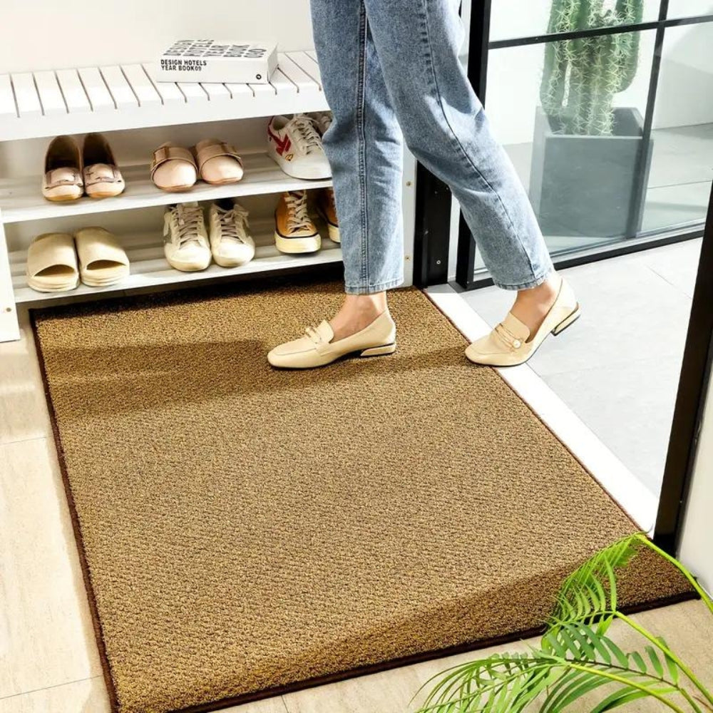 Durable Coconut Palm Welcome Mat for Indoor and Outdoor Use