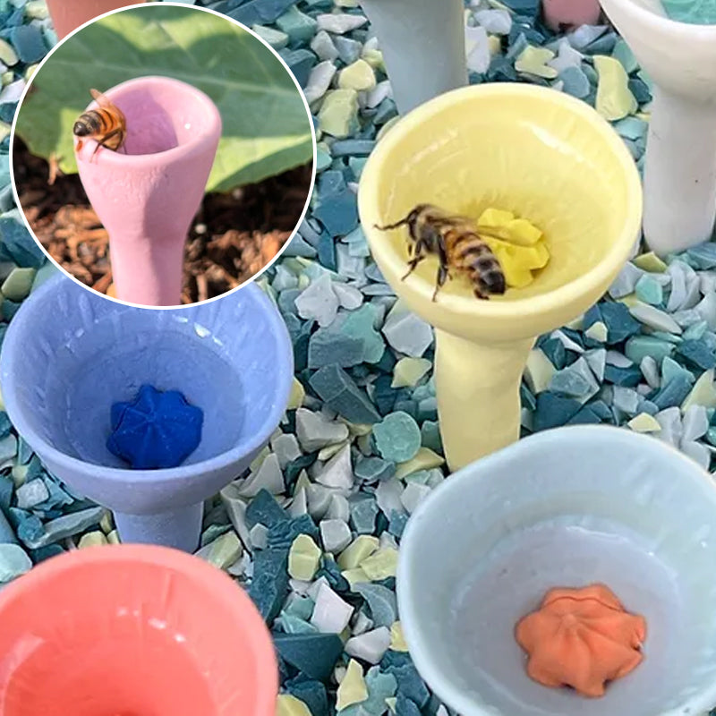Ceramic Drinking Cup for Bees and Insects - Eco-Friendly Pollinator Hydration Solution