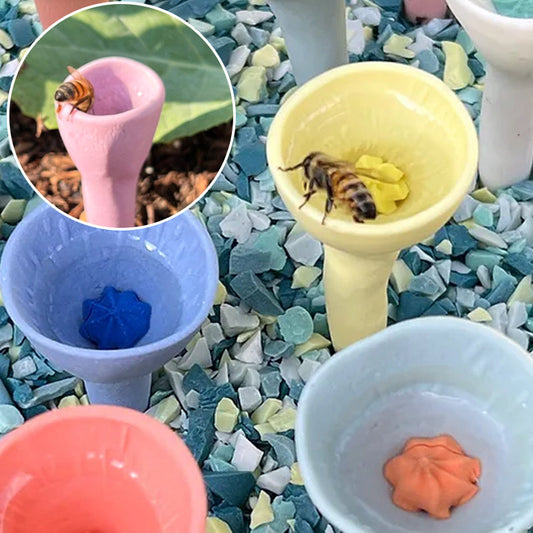 Ceramic Drinking Cup for Bees and Insects - Eco-Friendly Pollinator Hydration Solution