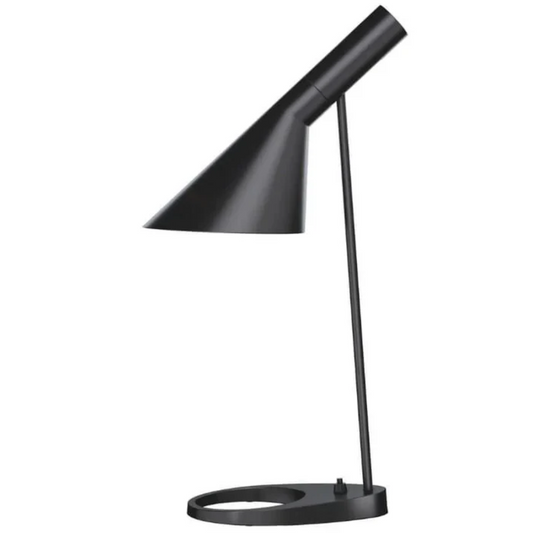 Modern Minimalist Metal Table Lamp with Warm LED Light