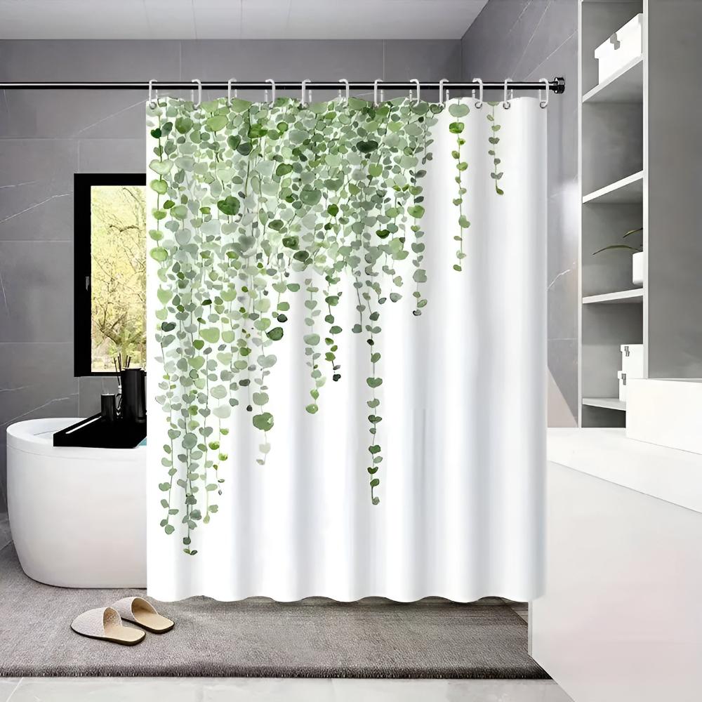 Leaf Drop Vine Polyester Shower Curtain