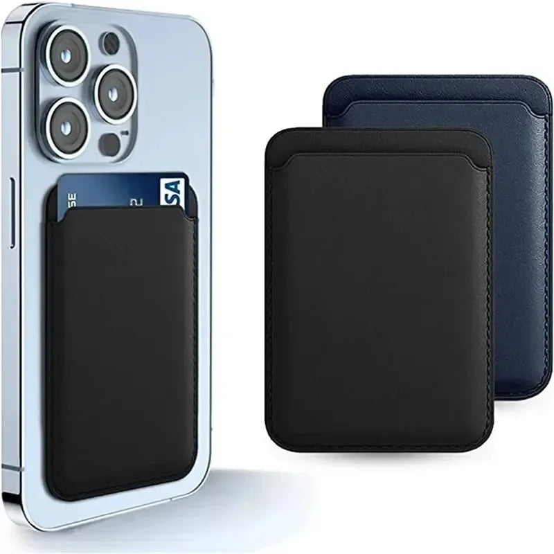 Magnetic PU Leather Card Holder Wallet for iPhone 12-15