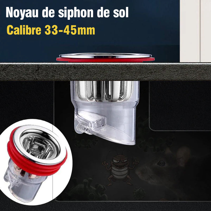 Odor-Proof Floor Siphon Drain with Silicone Core