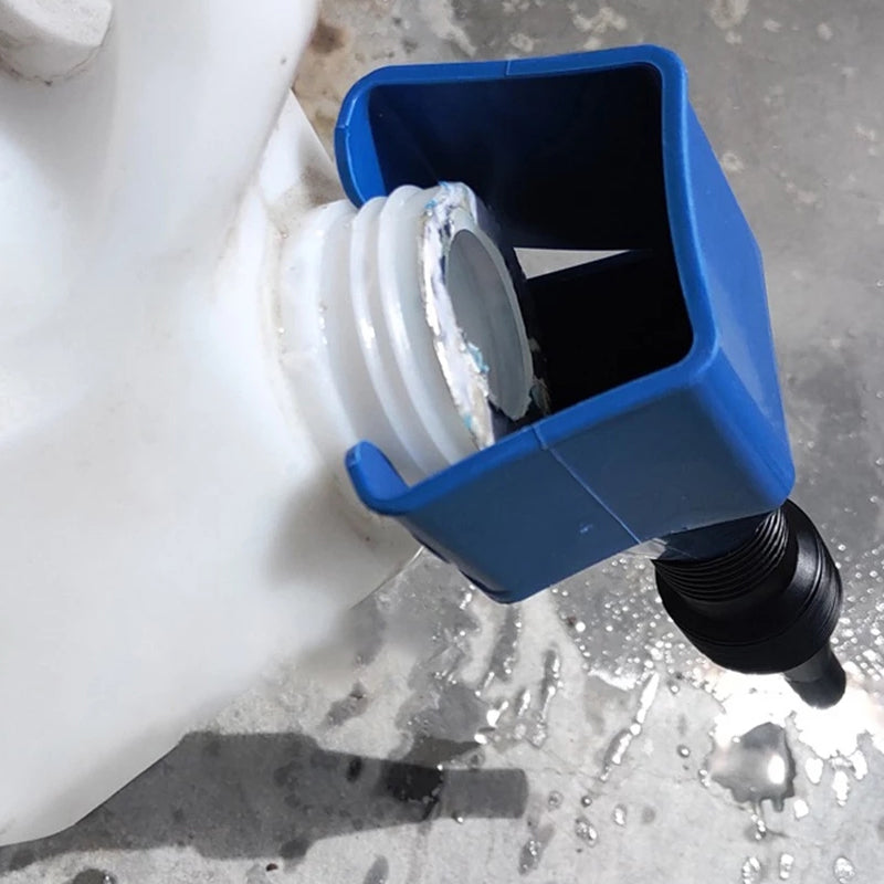 Flexible Moldable Oil Drain Funnel Tool