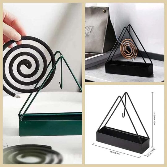 Iron Mosquito Coil Holder for Indoor and Outdoor Use