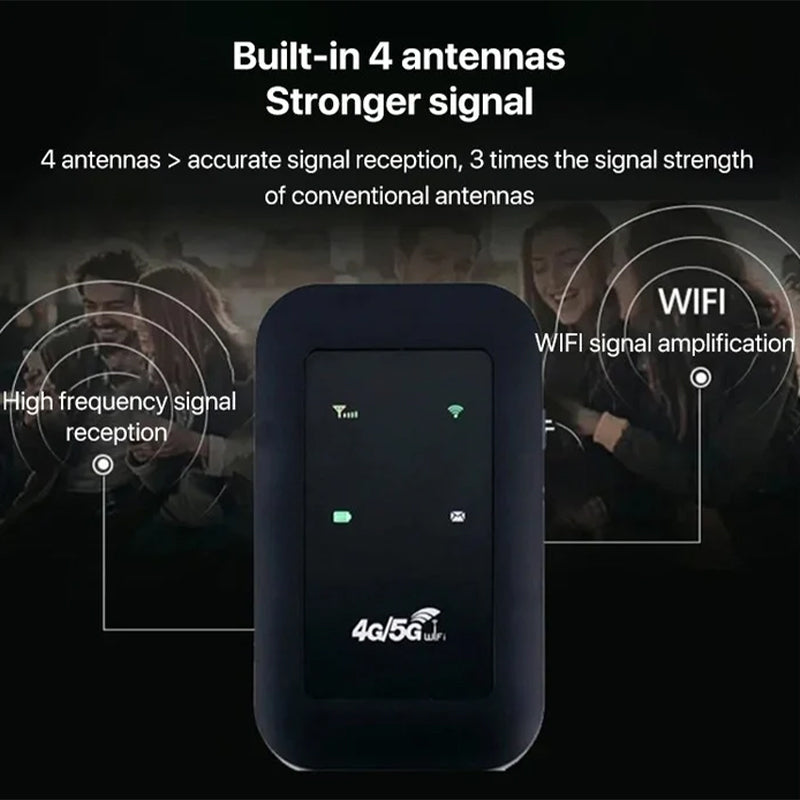 Wireless Portable WiFi Hotspot with 4G Connectivity