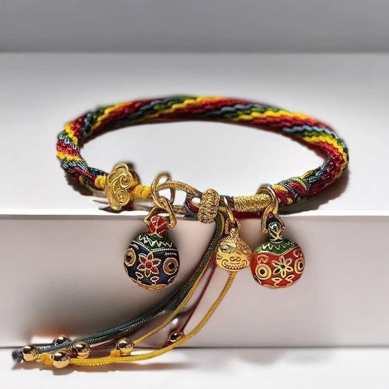 Adjustable Colorful Braided Mythology Bracelet