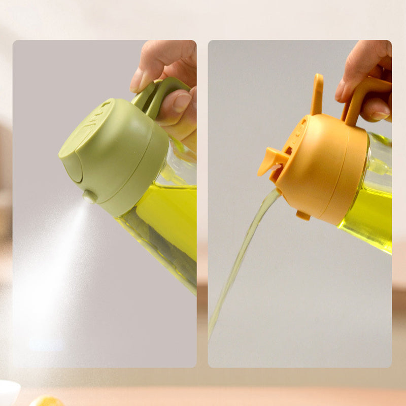 2-in-1 Glass Oil Sprayer and Dispenser with Precise Control