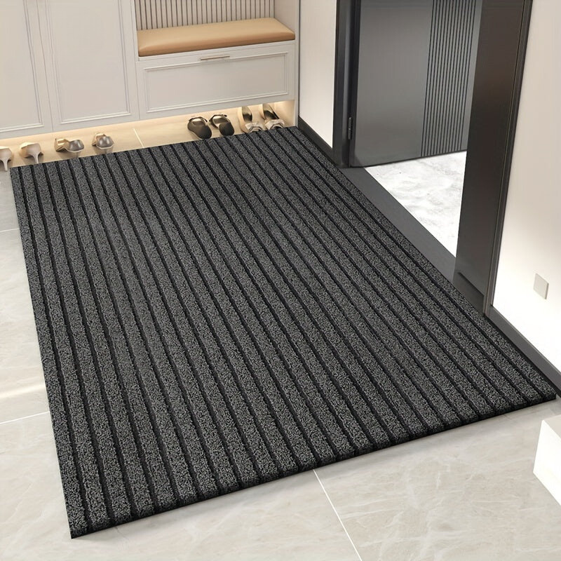 All-Weather Slip-Resistant Doormat – Stain and Fade Resistant Low Profile Mat for Indoor and Outdoor Use