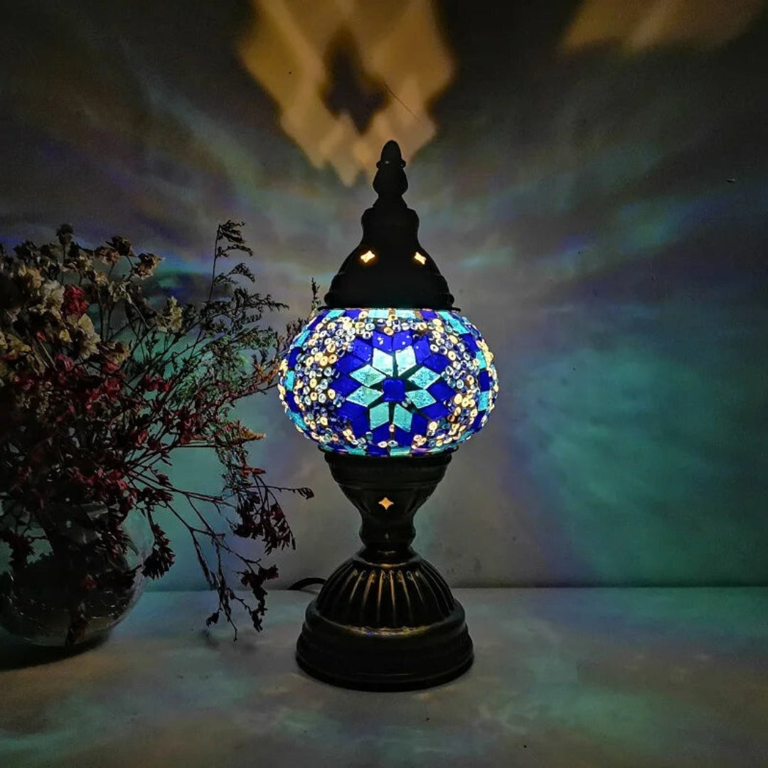 Colorful Handcrafted Mosaic Table Lamp