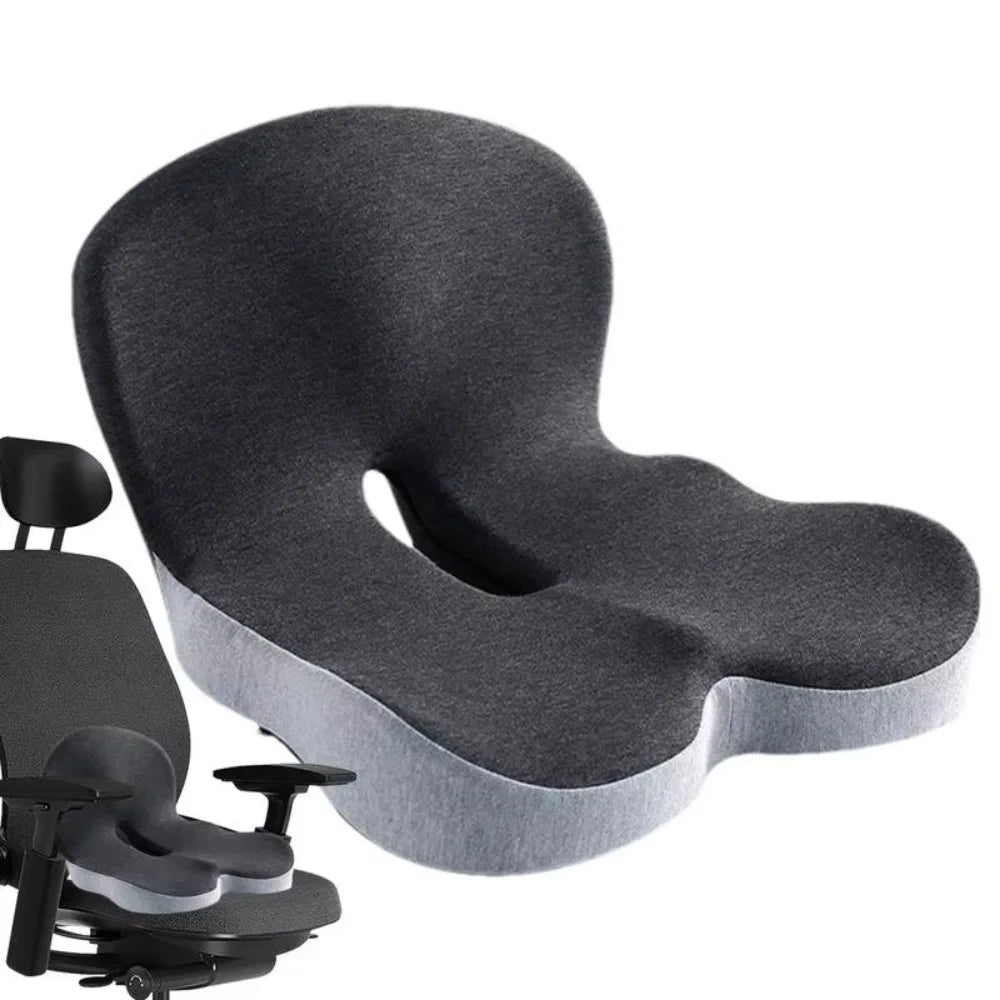 Ergonomic Memory Foam Lumbar Support Seat Cushion