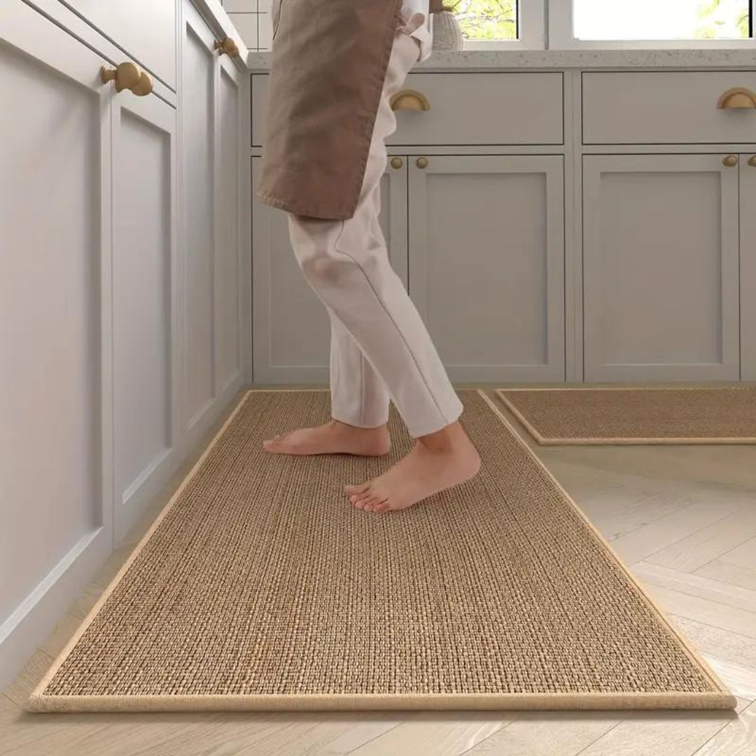 Non-Slip Classic Kitchen Mat Set with Comfort Support