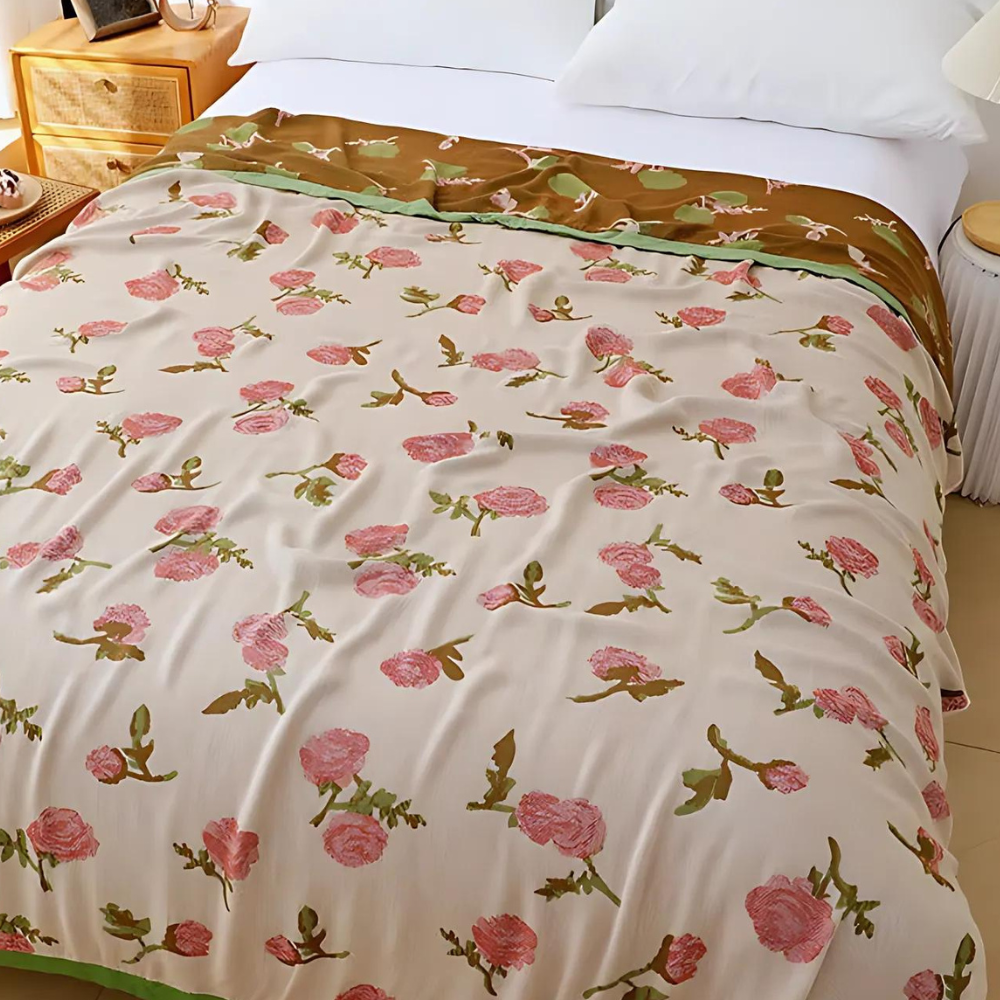 Bamboo Fiber Cooling Blanket for Hot Sleepers