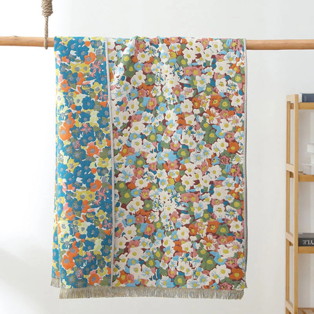 Reversible Cotton Bath Towel for Quick Drying