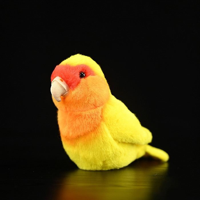 Yellow Lovebird Plush Stuffed Animal Toy