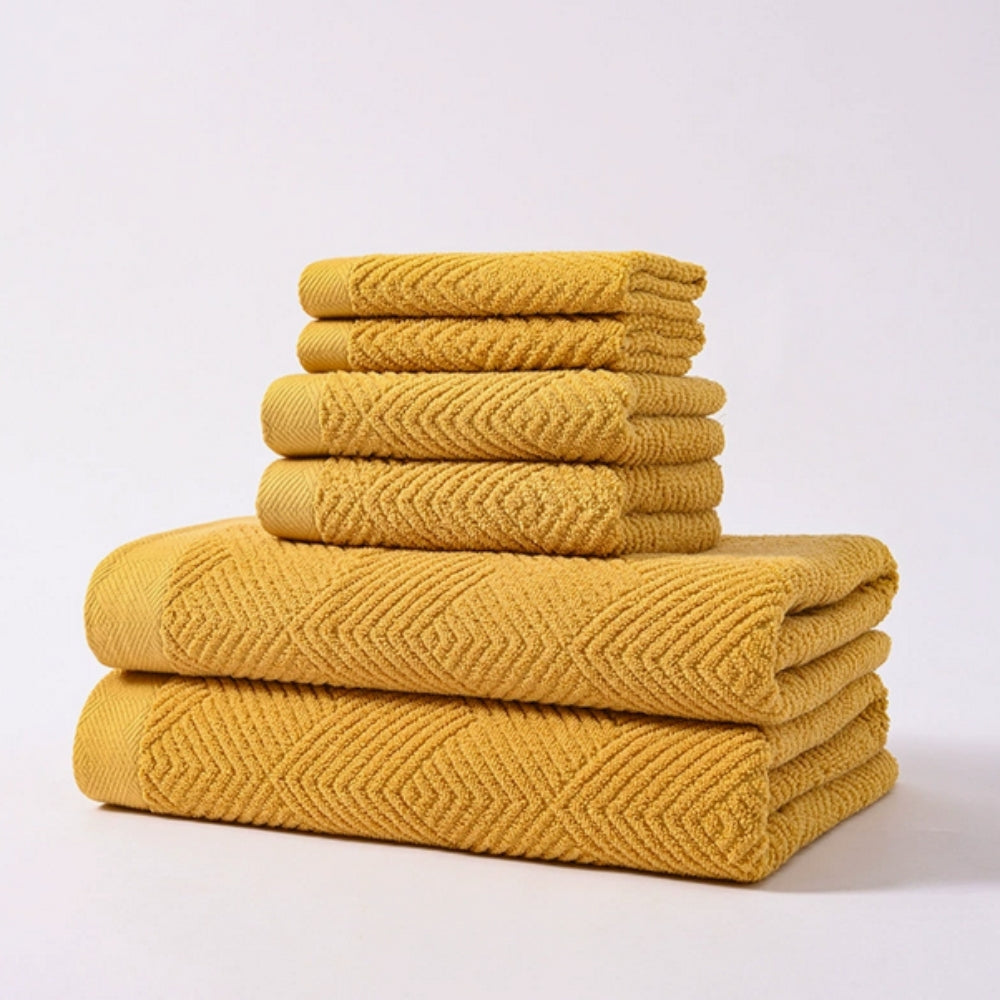 Supreme Soft Cotton Towel Set - 6 Piece Luxury Collection