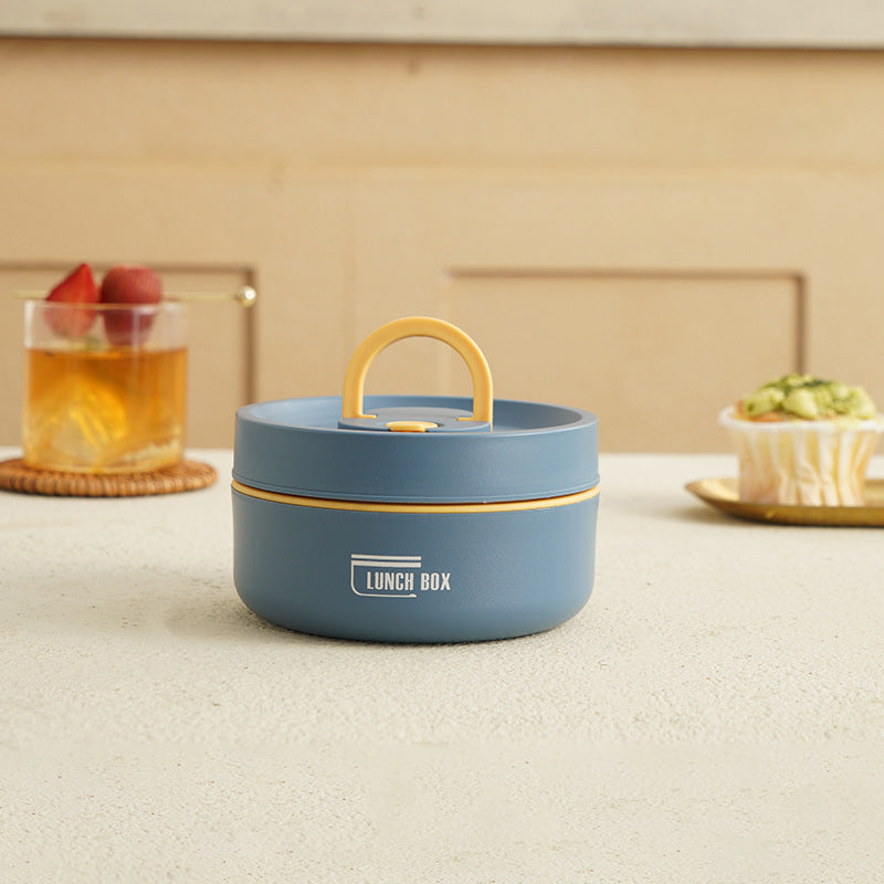Portable Insulated Stainless Steel Lunch Box with Leak-Proof Design