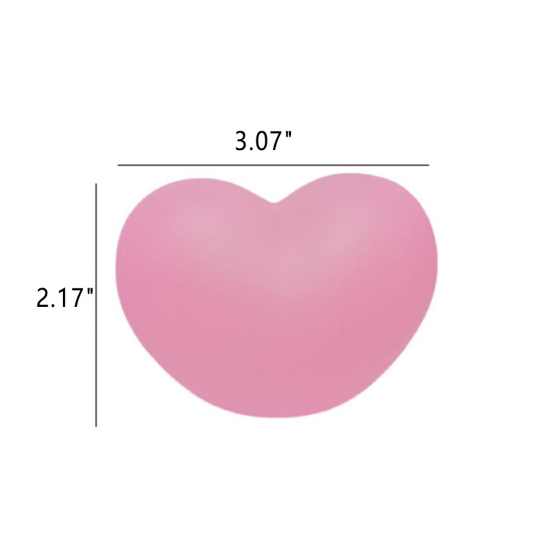Heart-Shaped Silicone LED Night Light Table Lamp
