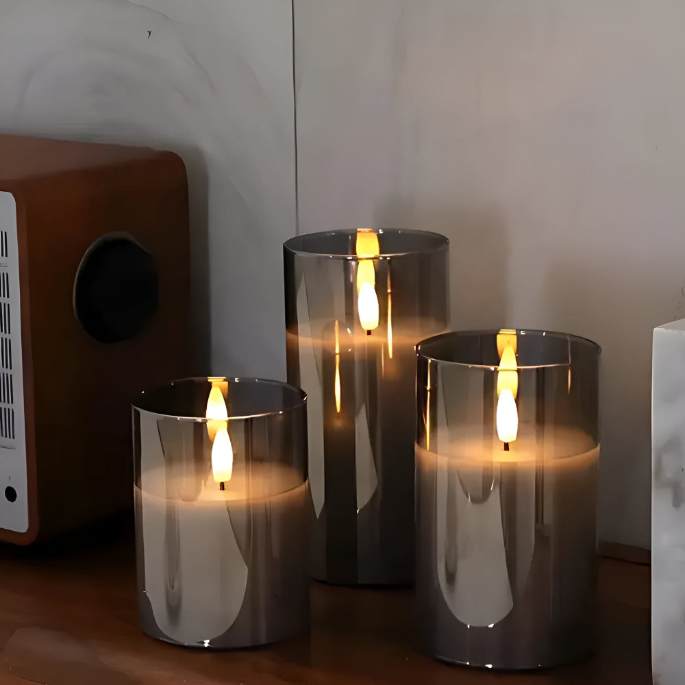 Ethereal 3D Flameless LED Candle Set