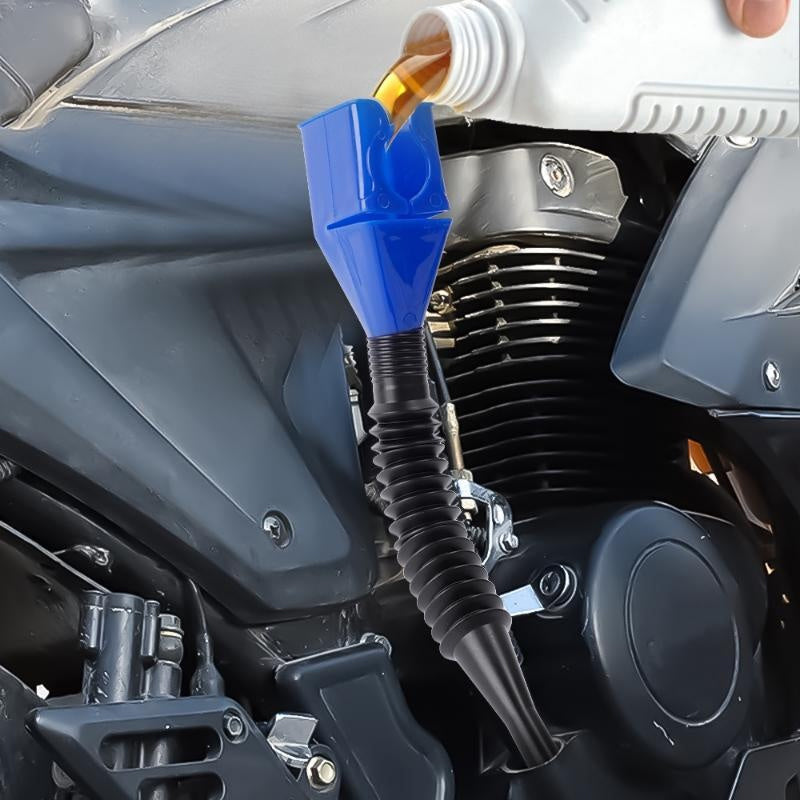 Flexible Moldable Oil Drain Funnel Tool