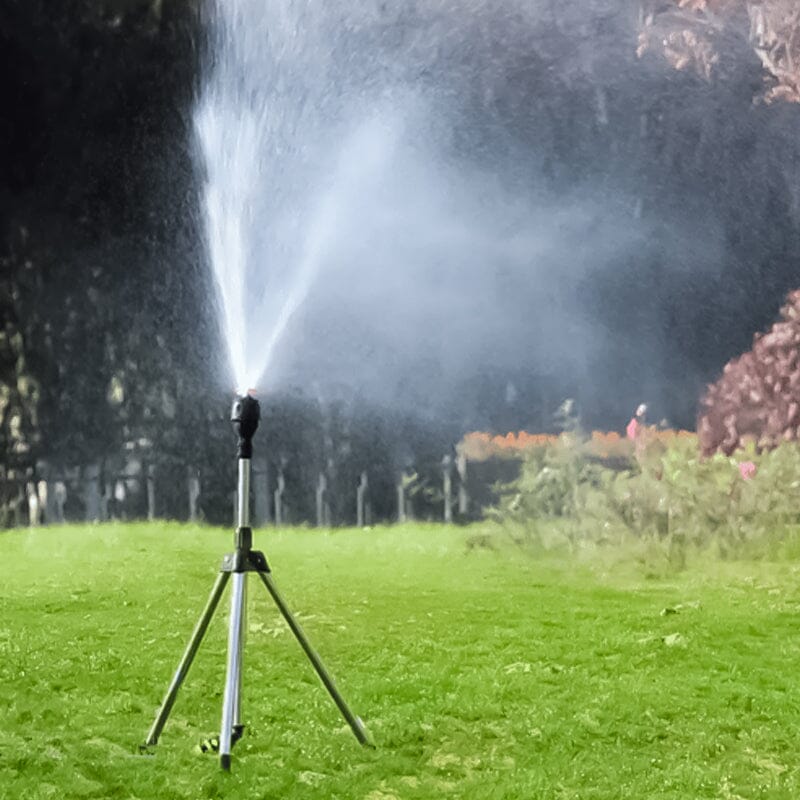 Adjustable Rotating Tripod Sprinkler with Misting Function