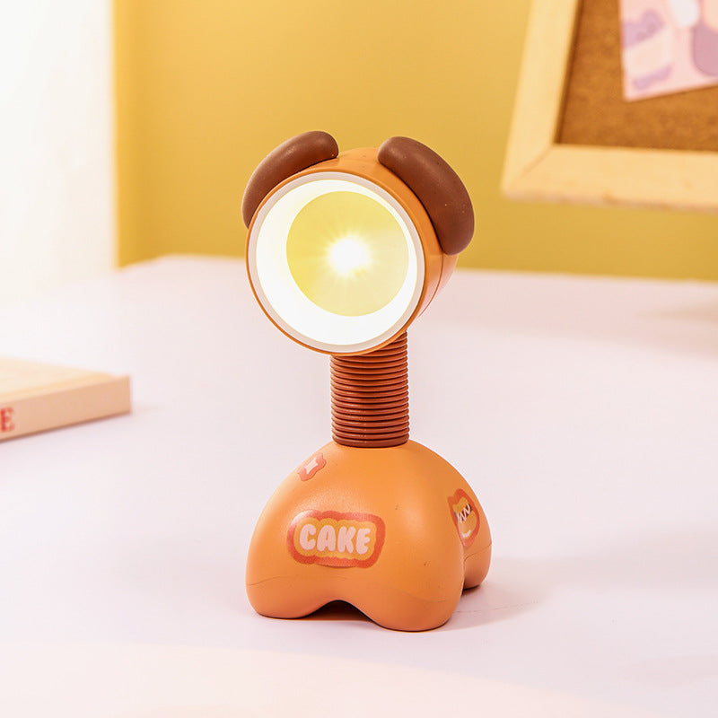 Adorable LED Desk Lamp with Adjustable Angle - Dog or Deer Design