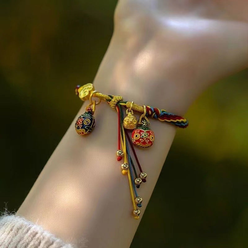 Adjustable Colorful Braided Mythology Bracelet